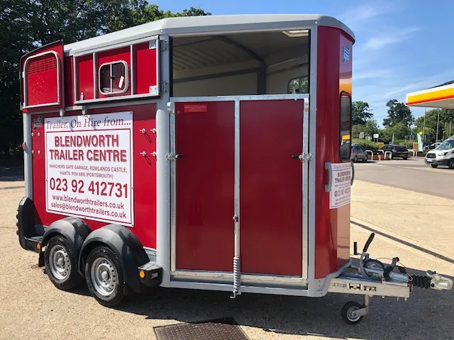 Horse trailers at Blendworth